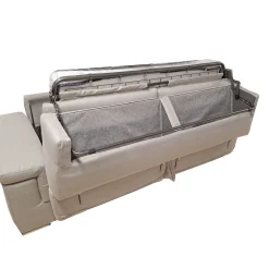 DIVANO LETTO IRIS CM 220 CON RETE ELETTROSALDATA IN TESSUTO BEIGE: vendita online DIVANO LETTO IRIS CM 220 CON RETE ELETTROSALDATA IN TESSUTO BEIGE in offerta