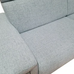 DIVANO LETTO IRIS CM 240 CON RETE ELETTROSALDATA IN TESSUTO ACQUA: vendita online DIVANO LETTO IRIS CM 240 CON RETE ELETTROSALDATA IN TESSUTO ACQUA in offerta