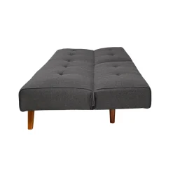 DIVANO LETTO KIKO CON APERTURA CLIC CLAC IN TESSUTO GRIGIO SCURO: vendita online DIVANO LETTO KIKO CON APERTURA CLIC CLAC IN TESSUTO GRIGIO SCURO in offerta