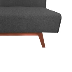 DIVANO LETTO KIKO CON APERTURA CLIC CLAC IN TESSUTO GRIGIO SCURO: vendita online DIVANO LETTO KIKO CON APERTURA CLIC CLAC IN TESSUTO GRIGIO SCURO in offerta
