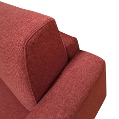 DIVANO LETTO MAXI CITY CM 215 CON RETE ELETTROSALDATA IN TESSUTO CILIEGIA: vendita online DIVANO LETTO MAXI CITY CM 215 CON RETE ELETTROSALDATA IN TESSUTO CILIEGIA in offerta