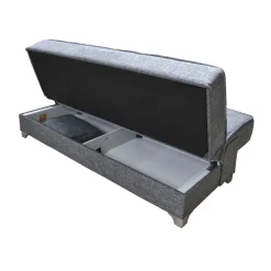 DIVANO LETTO NEON CON APERTURA CLIC CLAC IN TESSUTO GRIGIO: vendita online DIVANO LETTO NEON CON APERTURA CLIC CLAC IN TESSUTO GRIGIO in offerta