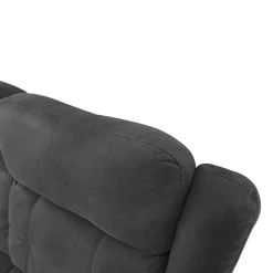 DIVANO 3 POSTI CON RELAX MANUALE IN TESSUTO GRIGIO: vendita online DIVANO 3 POSTI CON RELAX MANUALE IN TESSUTO GRIGIO in offerta