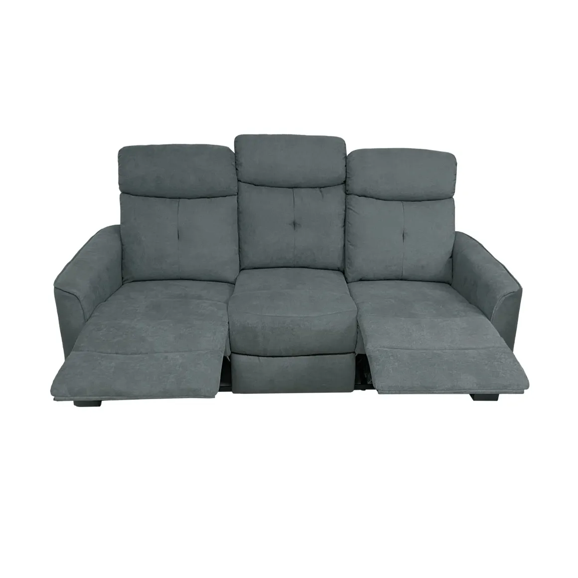DIVANO 3 POSTI ENEA CON RELAX MANUALE IN TESSUTO GRIGIO SCURO : vendita online DIVANO 3 POSTI ENEA CON RELAX MANUALE IN TESSUTO GRIGIO SCURO in offerta
