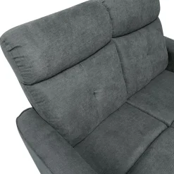 DIVANO 3 POSTI ENEA CON RELAX MANUALE IN TESSUTO GRIGIO SCURO : vendita online DIVANO 3 POSTI ENEA CON RELAX MANUALE IN TESSUTO GRIGIO SCURO in offerta