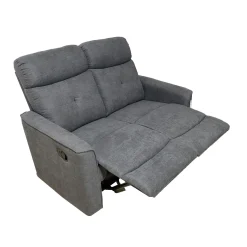 DIVANO 2 POSTI ENEA CON RELAX MANUALE IN TESSUTO GRIGIO SCURO: vendita online DIVANO 2 POSTI ENEA CON RELAX MANUALE IN TESSUTO GRIGIO SCURO in offerta