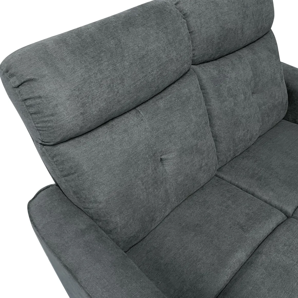 DIVANO 2 POSTI ENEA CON RELAX MANUALE IN TESSUTO GRIGIO SCURO: vendita online DIVANO 2 POSTI ENEA CON RELAX MANUALE IN TESSUTO GRIGIO SCURO in offerta