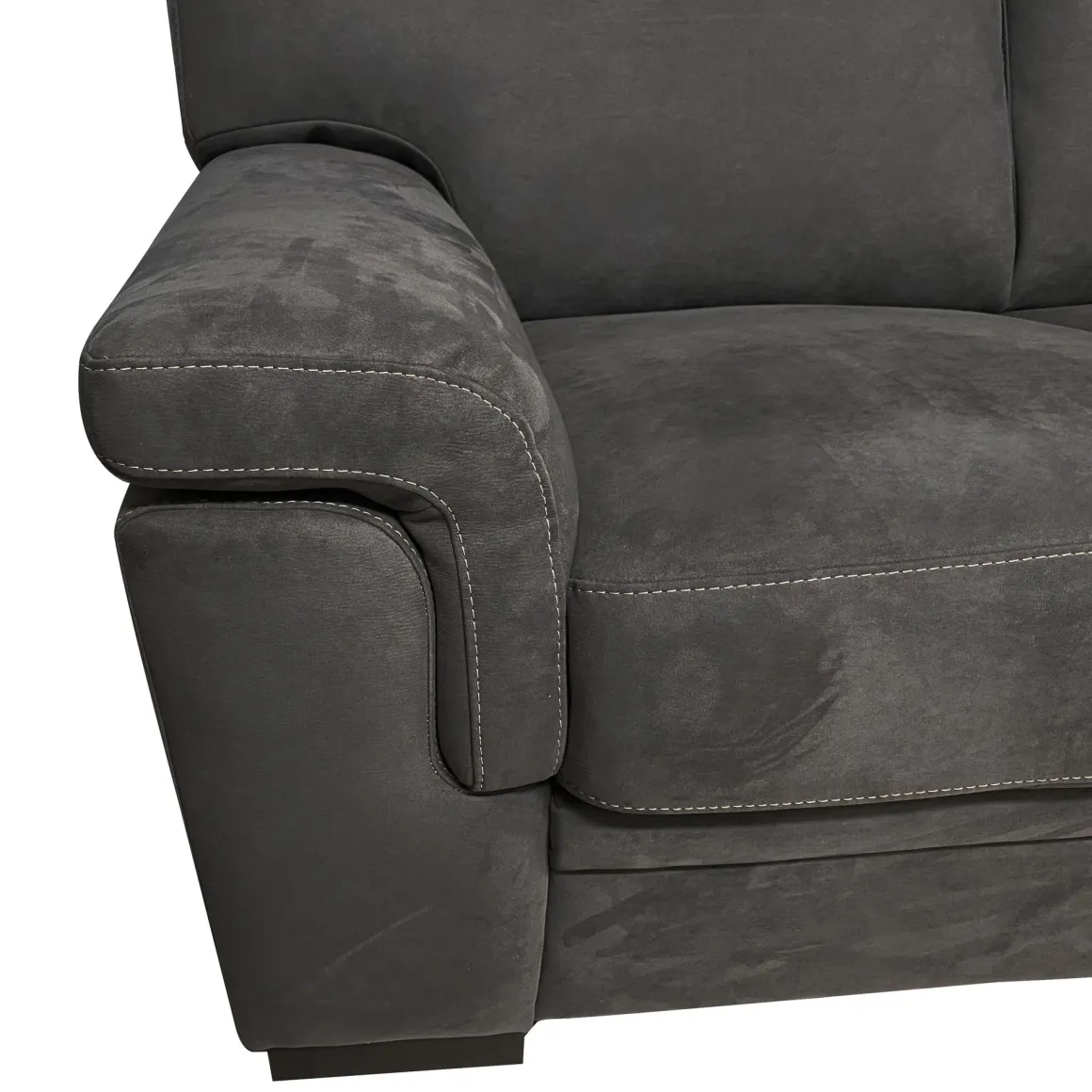 DIVANO 3 POSTI FLAVIA IN TESSUTO DARK GREY: vendita online DIVANO 3 POSTI FLAVIA IN TESSUTO DARK GREY in offerta