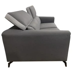 DIVANO 2 POSTI GWEN IN TESSUTO GRIGIO E SILVER: vendita online DIVANO 2 POSTI GWEN IN TESSUTO GRIGIO E SILVER in offerta