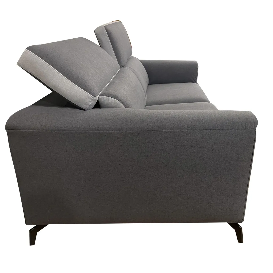 DIVANO 2 POSTI GWEN IN TESSUTO GRIGIO E SILVER: vendita online DIVANO 2 POSTI GWEN IN TESSUTO GRIGIO E SILVER in offerta