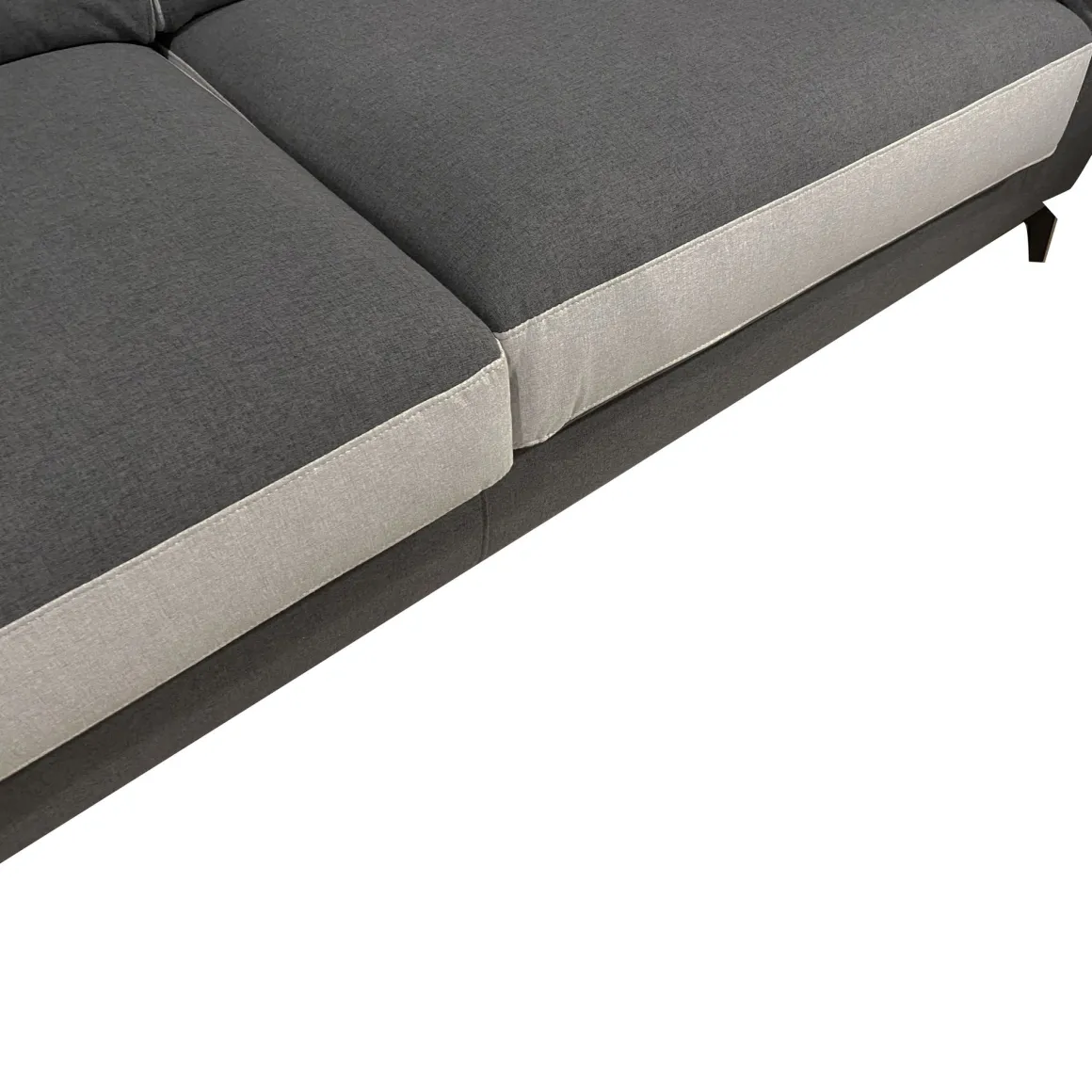 DIVANO 2 POSTI GWEN IN TESSUTO GRIGIO E SILVER: vendita online DIVANO 2 POSTI GWEN IN TESSUTO GRIGIO E SILVER in offerta