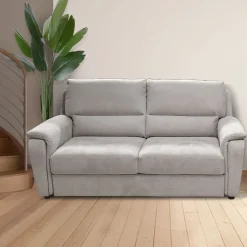 DIVANO 3 POSTI MOD.ELBA CON CARRELLO ESTRAIBILE TESSUTO GRIGIO CHIARO: vendita online DIVANO 3 POSTI MOD.ELBA CON CARRELLO ESTRAIBILE TESSUTO GRIGIO CHIARO in offerta