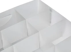 DIVISORI A 12 SCOMPARTI IN PLASTICA 30X30 H. 8CM: vendita online DIVISORI A 12 SCOMPARTI IN PLASTICA 30X30 H. 8CM in offerta
