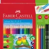 FABER CASTELL - ASTUCCIO 18+4 MATITE COLORATE BRVG + 2 MATITE IN GRAFITE: vendita online FABER CASTELL - ASTUCCIO 18+4 MATITE COLORATE BRVG + 2 MATITE IN GRAFITE in offerta