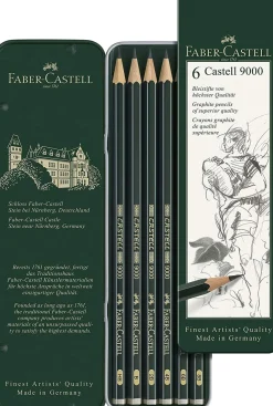 FABER CASTELL - CASTELL 9000 ASTUCCIO 6 MATITE GRAFITE : vendita online FABER CASTELL - CASTELL 9000 ASTUCCIO 6 MATITE GRAFITE in offerta