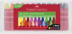 FABER CASTELL - CERA JUMBO ASTUCCIO 24 PASTELLI A CERA: vendita online FABER CASTELL - CERA JUMBO ASTUCCIO 24 PASTELLI A CERA in offerta