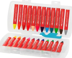 FABER CASTELL - CERA JUMBO ASTUCCIO 24 PASTELLI A CERA: vendita online FABER CASTELL - CERA JUMBO ASTUCCIO 24 PASTELLI A CERA in offerta