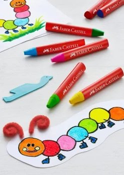FABER CASTELL - CERA JUMBO ASTUCCIO 24 PASTELLI A CERA: vendita online FABER CASTELL - CERA JUMBO ASTUCCIO 24 PASTELLI A CERA in offerta