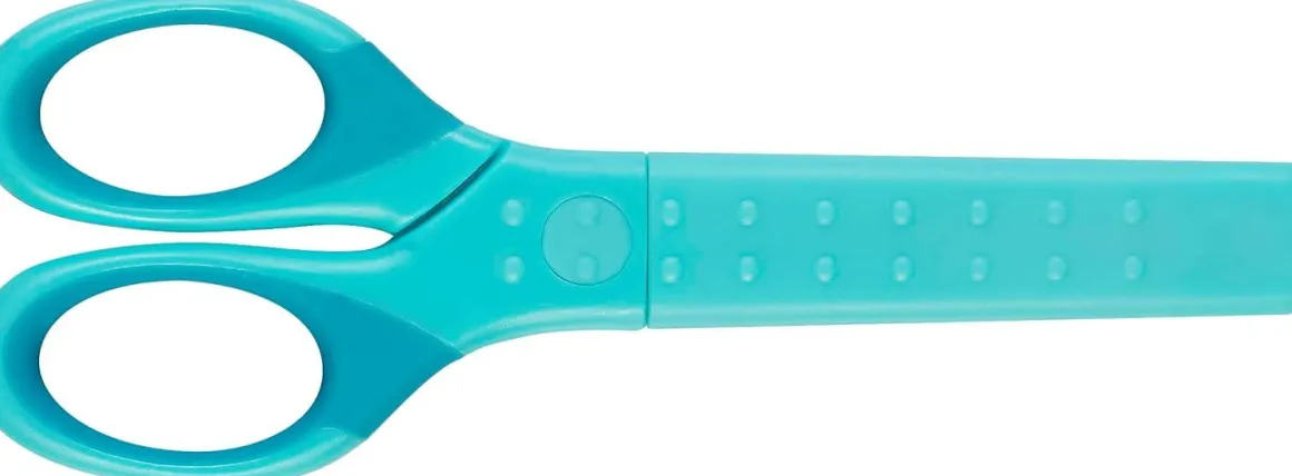 FABER CASTELL - FORBICE GRIP IN ACCIAIO INOX TURCHESE: vendita online FABER CASTELL - FORBICE GRIP IN ACCIAIO INOX TURCHESE in offerta