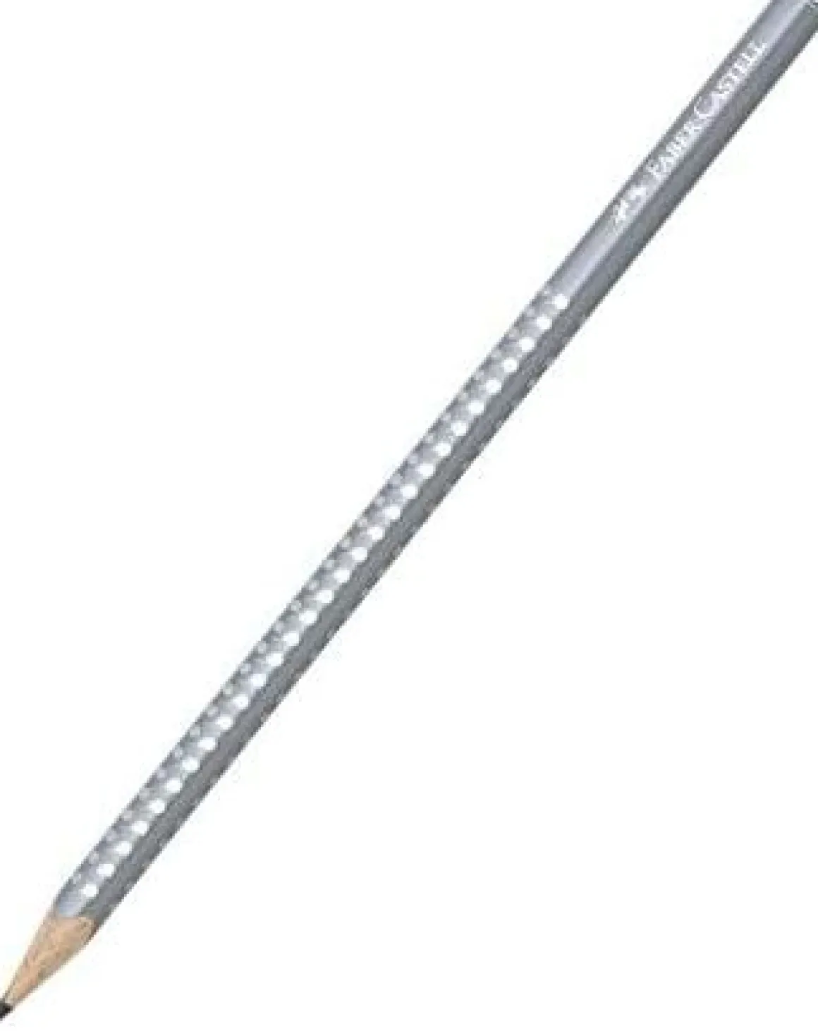 FABER CASTELL - MATITA SPARKLE B GRIGIO PERLATO: vendita online FABER CASTELL - MATITA SPARKLE B GRIGIO PERLATO in offerta