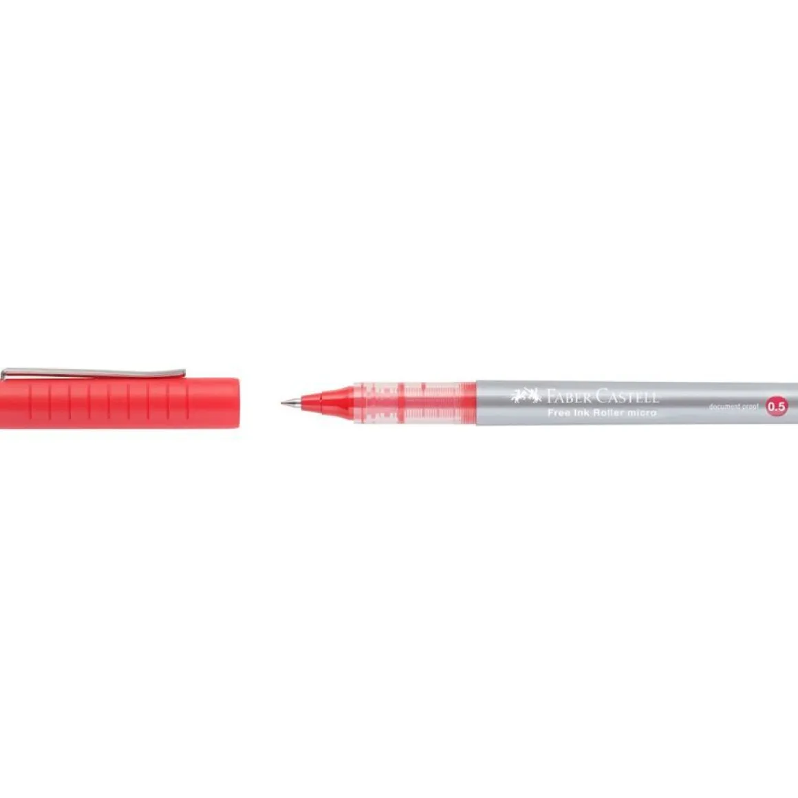 FABER CASTELL - PENNA FREE INK ROLLER MICRO ROSSA: vendita online FABER CASTELL - PENNA FREE INK ROLLER MICRO ROSSA in offerta