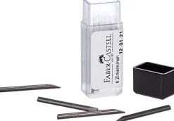FABER CASTELL - SET 6 MINE DI RICAMBIO PER COMPASSO: vendita online FABER CASTELL - SET 6 MINE DI RICAMBIO PER COMPASSO in offerta