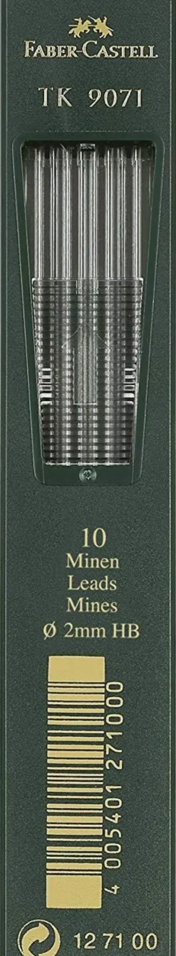 FABER CASTELL - SET 10 MINE TK 9071 HB 2MM: vendita online FABER CASTELL - SET 10 MINE TK 9071 HB 2MM in offerta