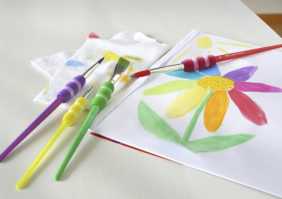 FABER CASTELL - SET 4 PENNELLI SOFT TOUCH: vendita online FABER CASTELL - SET 4 PENNELLI SOFT TOUCH in offerta