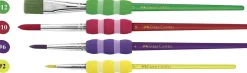 FABER CASTELL - SET 4 PENNELLI SOFT TOUCH: vendita online FABER CASTELL - SET 4 PENNELLI SOFT TOUCH in offerta