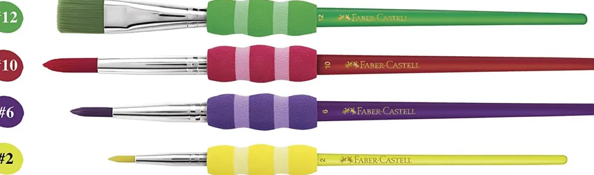 FABER CASTELL - SET 4 PENNELLI SOFT TOUCH: vendita online FABER CASTELL - SET 4 PENNELLI SOFT TOUCH in offerta