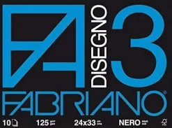 FABRIANO - ALBUM DISEGNO 3 NERO 10 FOGLI: vendita online FABRIANO - ALBUM DISEGNO 3 NERO 10 FOGLI in offerta