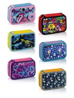 FAVORIT - ASTUCCIO FANTASY A 3 ZIP 20X13X7.5CM ASSORTITO: vendita online FAVORIT - ASTUCCIO FANTASY A 3 ZIP 20X13X7.5CM ASSORTITO in offerta