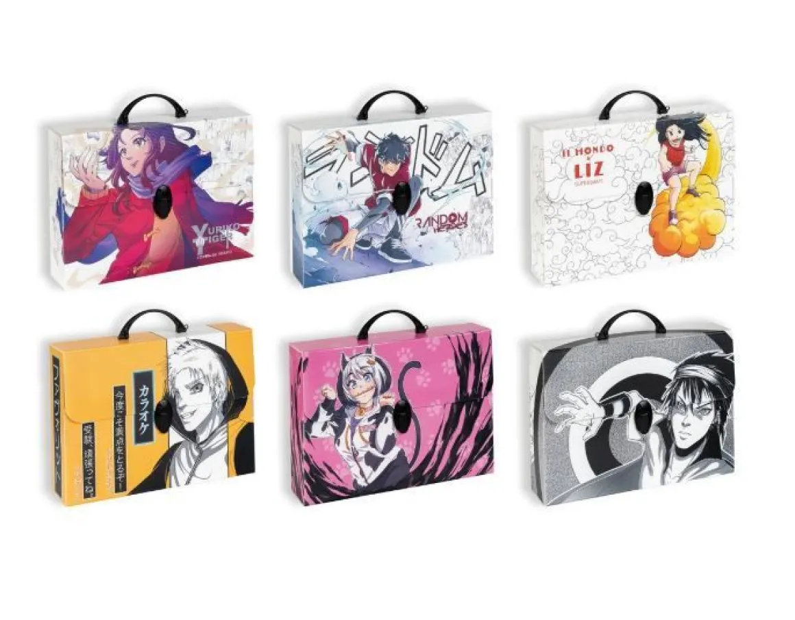 FAVORIT - VALIGETTA MANGA DORSO 8CM 37.5X27CM ASSORTITO: vendita online FAVORIT - VALIGETTA MANGA DORSO 8CM 37.5X27CM ASSORTITO in offerta