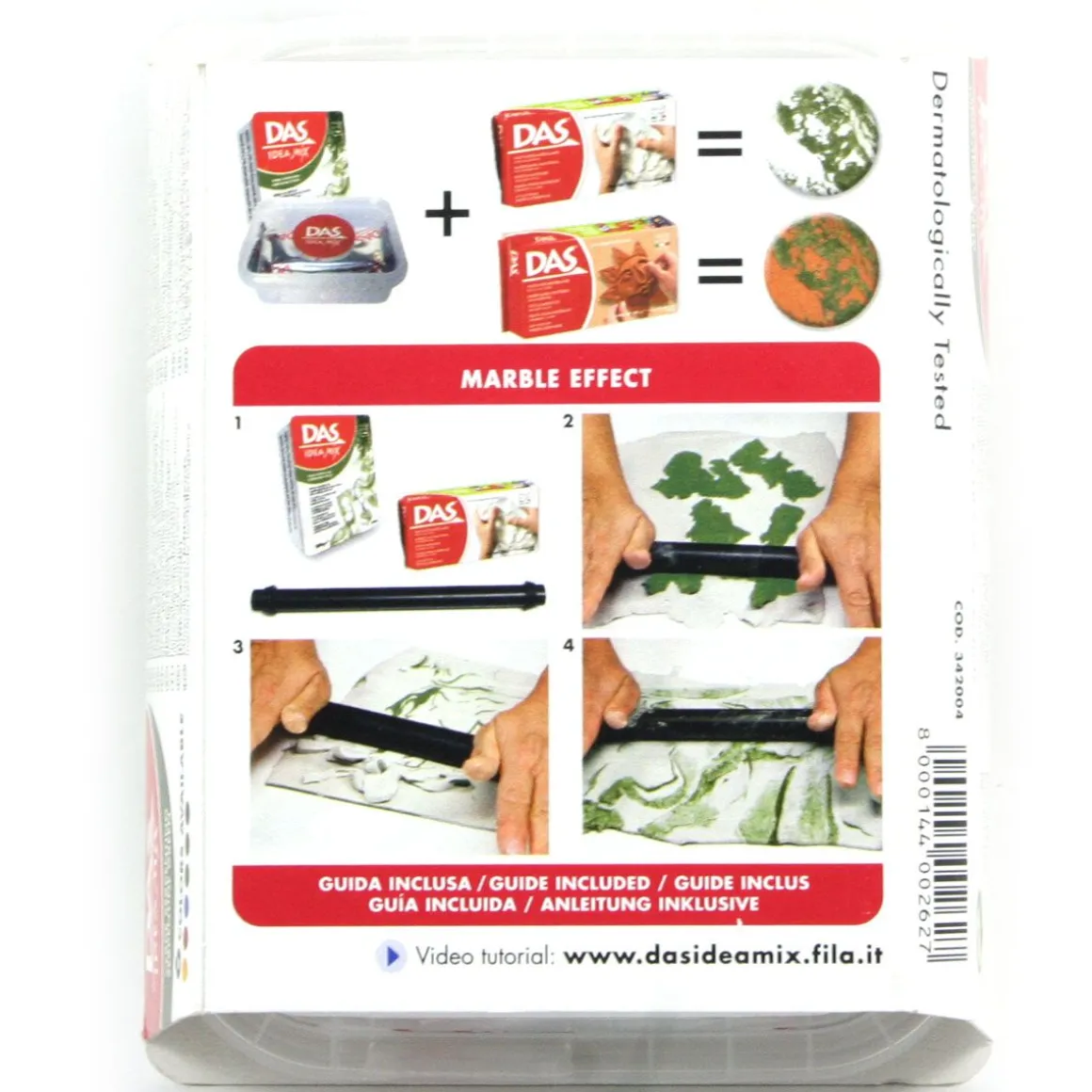 FILA - DAS IDEA MIX PASTA MODELLABILE 100GR VERDE SERPENTINO: vendita online FILA - DAS IDEA MIX PASTA MODELLABILE 100GR VERDE SERPENTINO in offerta