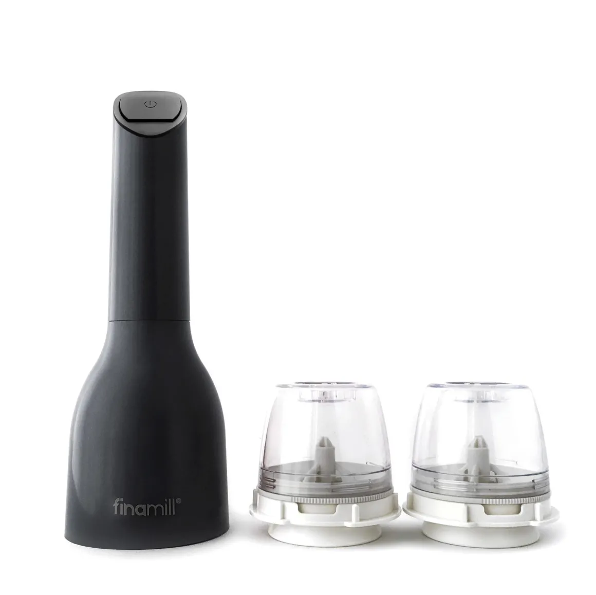 FINAMILL - MACINA SPEZIE A BATTERIA CON DUE POD PRO PLUS NERO