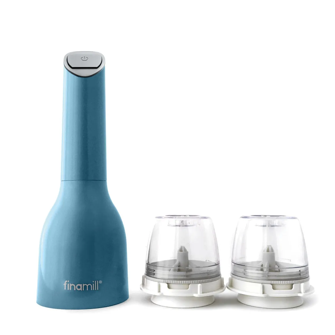 FINAMILL - MACINA SPEZIE A BATTERIA CON DUE POD PRO PLUS BLU