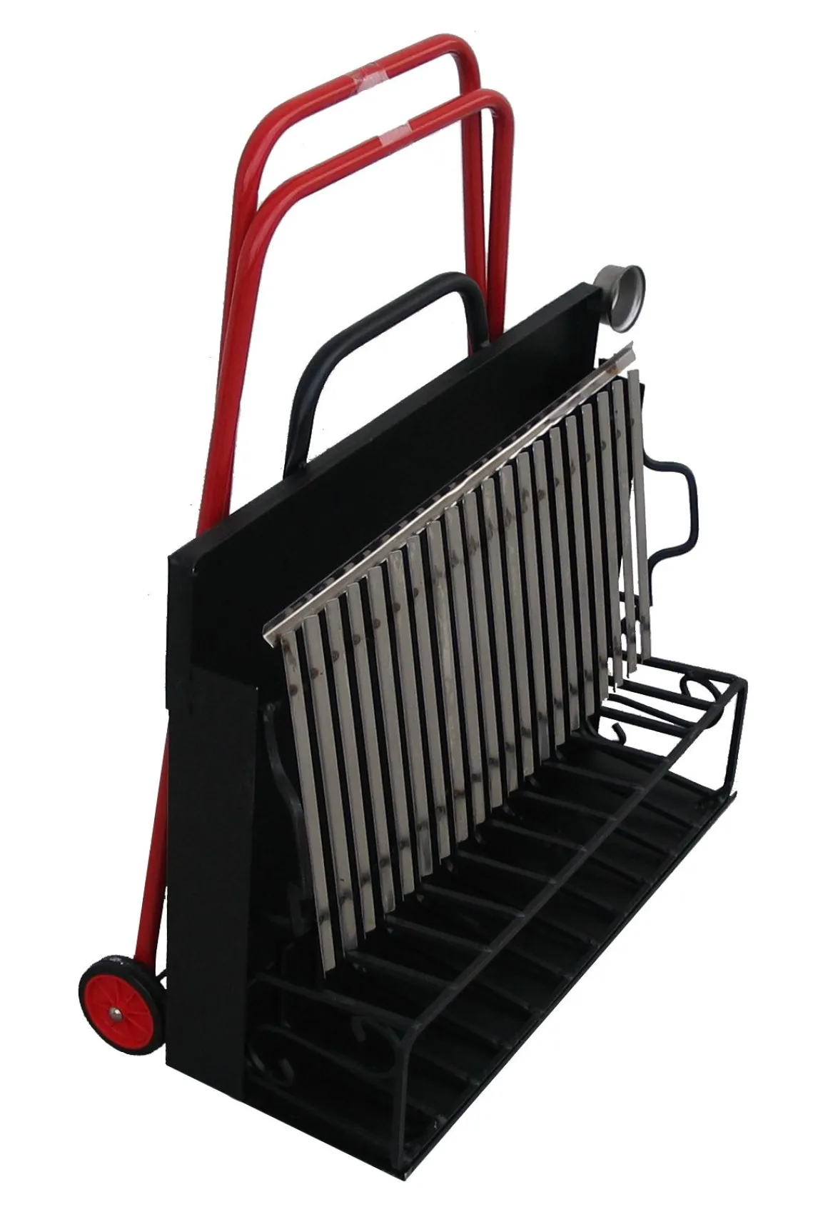 fornello barbecue a legna con porta utensili 142