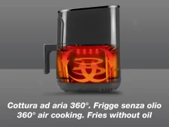FRIGGITRICE AD ARIA CALDA DIGITALE 1400W 5LT