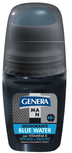 GENERA MAN DEODORANTE ROLL-ON BLUE WATER 50ML: vendita online GENERA MAN DEODORANTE ROLL-ON BLUE WATER 50ML in offerta