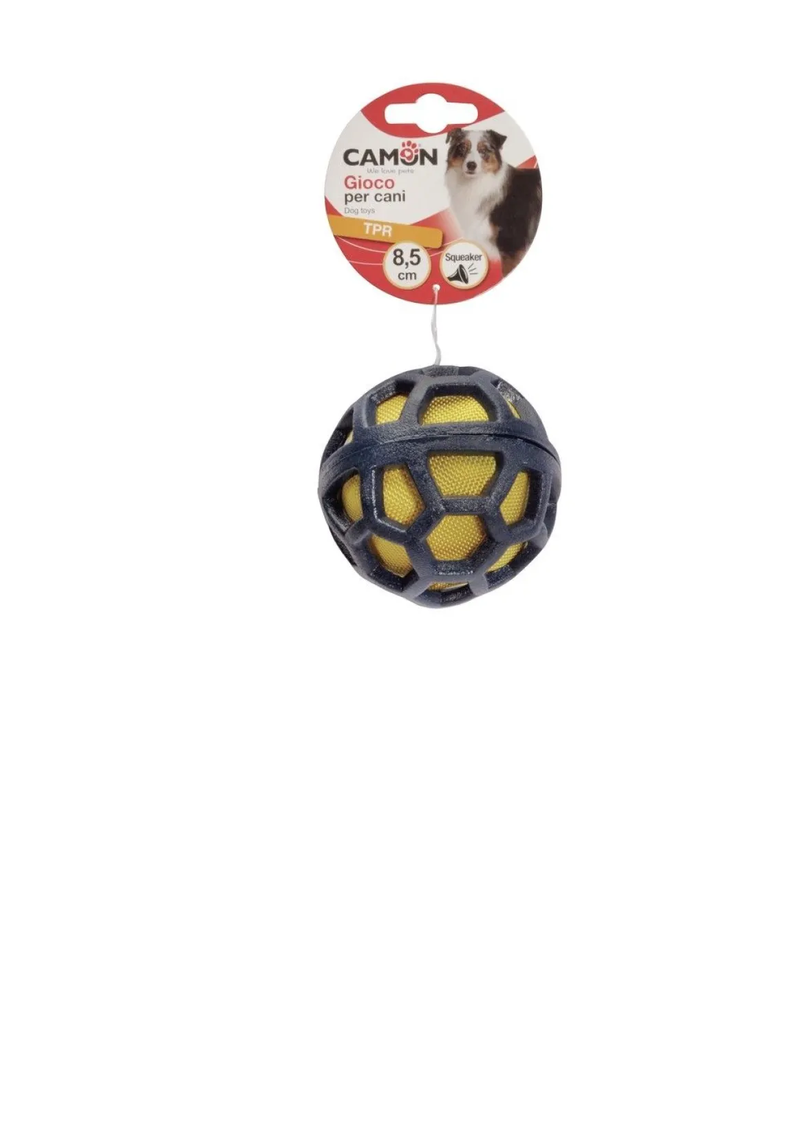 GIOCO CANE PALLA TPR IMBOTTITA D 8.5CM C/SQUEAKER: vendita online GIOCO CANE PALLA TPR IMBOTTITA D 8.5CM C/SQUEAKER in offerta