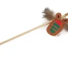 GIOCO GATTO CANNETTA IN POLIESTERE E LEGNO CON CAMPANELLINO 40CM: vendita online GIOCO GATTO CANNETTA IN POLIESTERE E LEGNO CON CAMPANELLINO 40CM in offerta
