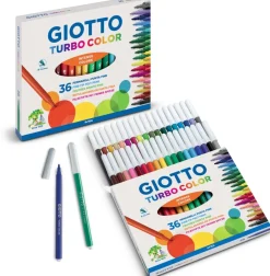 GIOTTO - ASTUCCIO 36 PENNARELLI TURBIO COLOR ASSORTITI: vendita online GIOTTO - ASTUCCIO 36 PENNARELLI TURBIO COLOR ASSORTITI in offerta