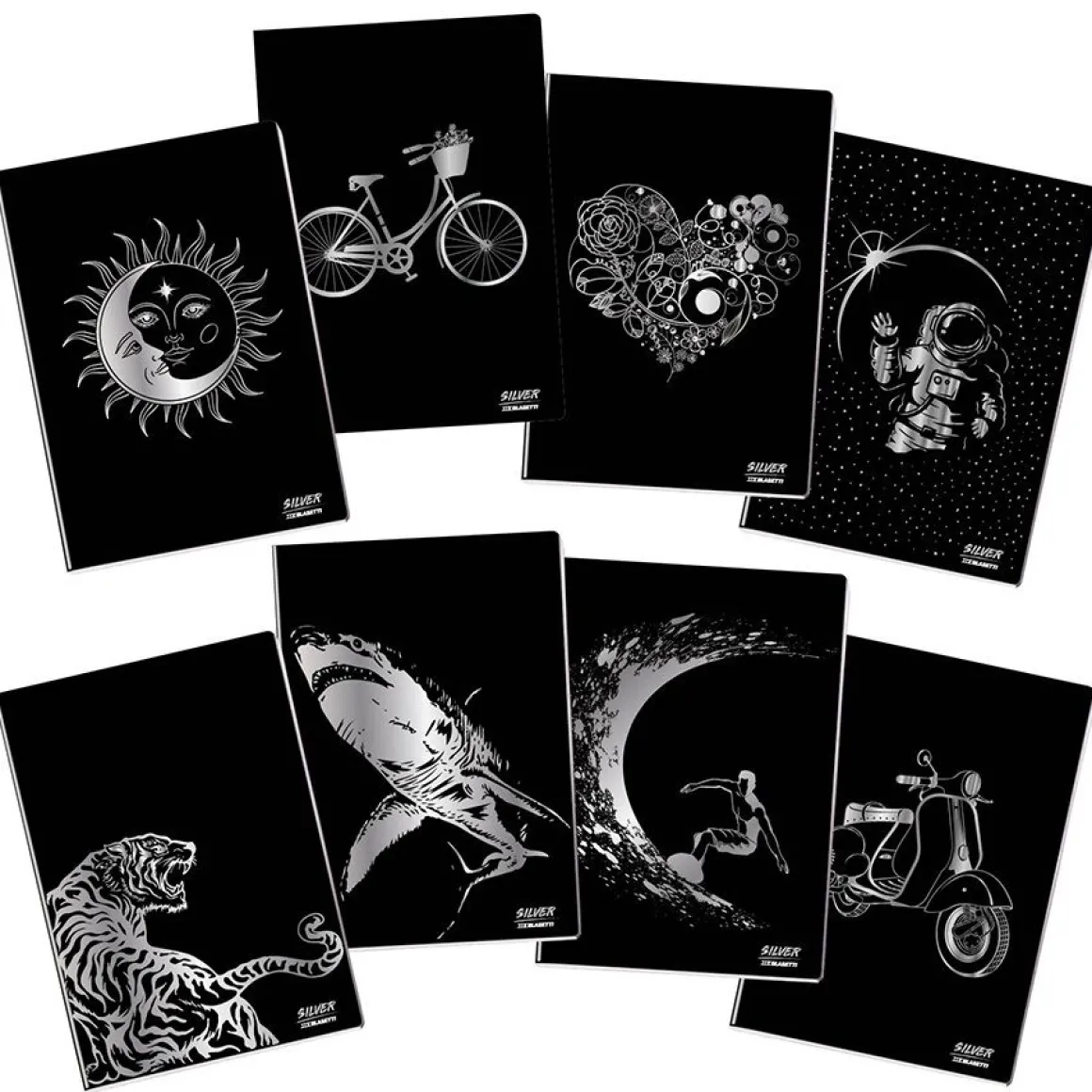 GLI IMPERDIBILI - QUADERNO MAXI SILVER 18+1 FOGLI A4 RIGHE ASSORTITO: vendita online GLI IMPERDIBILI - QUADERNO MAXI SILVER 18+1 FOGLI A4 RIGHE ASSORTITO in offerta