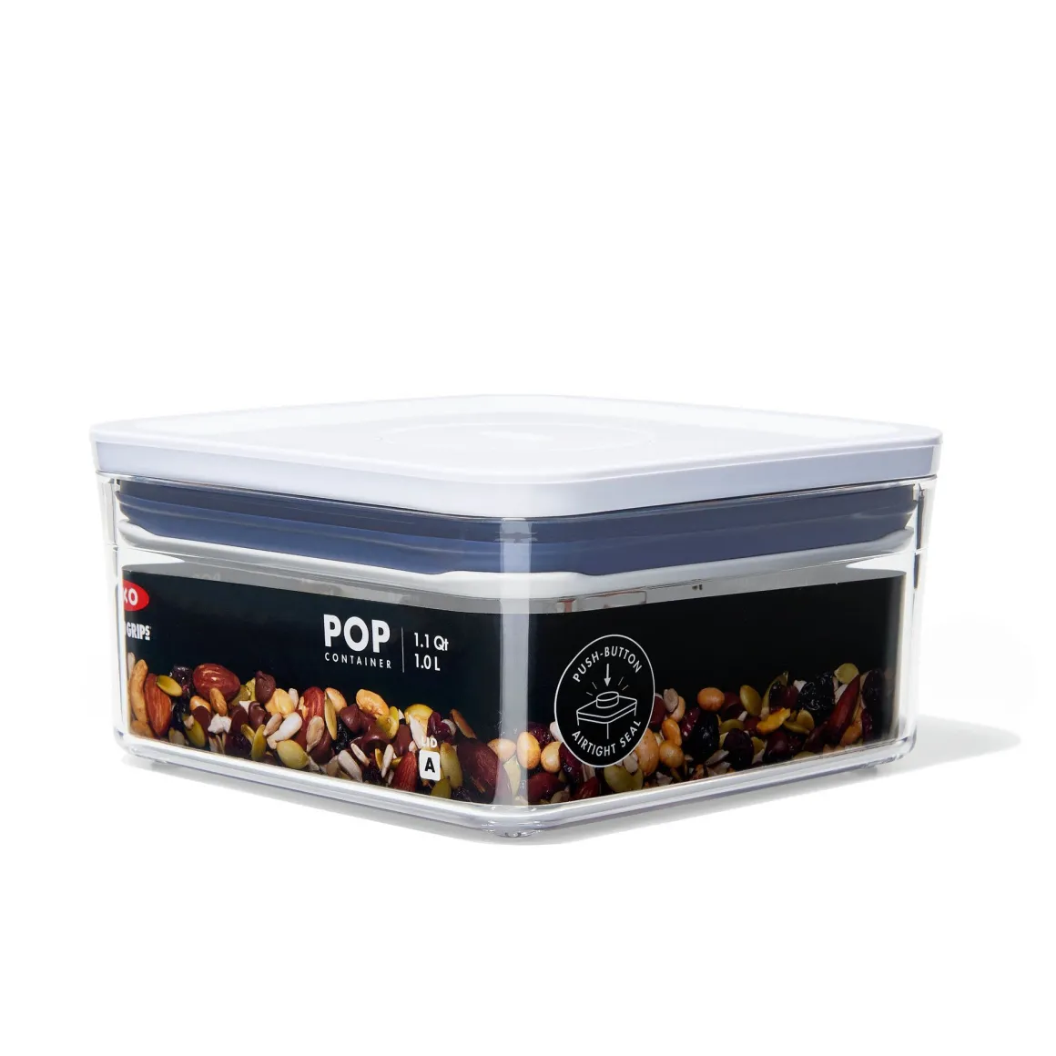 GOOD GRIPS - CONTENITORE POP GRANDE QUADRATO MINI 16.5x16.5x7.9CM 1LT
