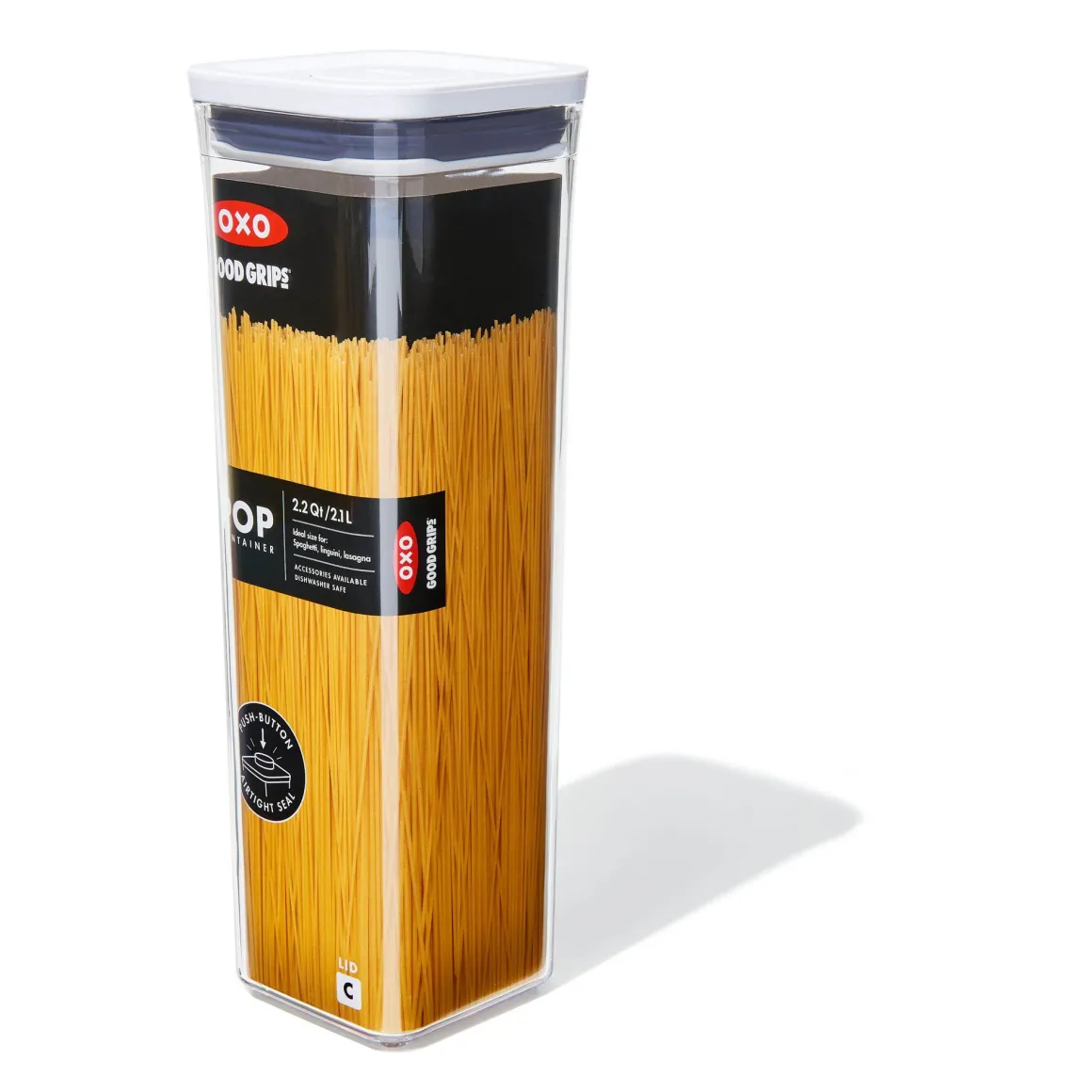 GOOD GRIPS - CONTENITORE POP PICCOLO QUADRATO ALTO 10.8X10.8X32CM 2.1LT