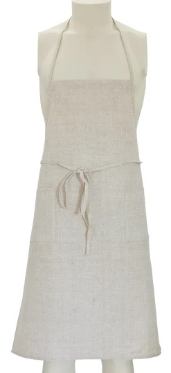 GREMBIULE IN COTONE BEIGE: vendita online GREMBIULE IN COTONE BEIGE in offerta