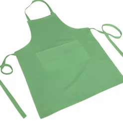 GREMBIULE PETTORINA CHOU TINTA UNITA VERDE 100% COTONE: vendita online GREMBIULE PETTORINA CHOU TINTA UNITA VERDE 100% COTONE in offerta