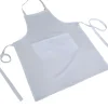 GREMBIULE PETTORINA CHOU TINTA UNITA GHIACCIO 100% COTONE: vendita online GREMBIULE PETTORINA CHOU TINTA UNITA GHIACCIO 100% COTONE in offerta