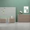 GRUPPO LETTO OLMO CON FRONTALI BRONZO