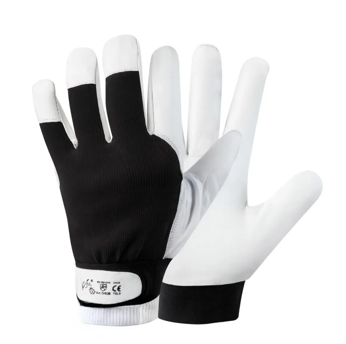 GUANTI IN PELLE DI SUINO E DORSO IN MAGLIA DI COTONE, CHIUSURA A STRAPPO, TAGLIA 11: vendita online GUANTI IN PELLE DI SUINO E DORSO IN MAGLIA DI COTONE, CHIUSURA A STRAPPO, TAGLIA 11 in offerta